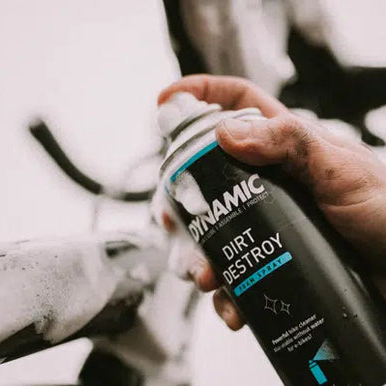 Dirt Destroy foam on frame
